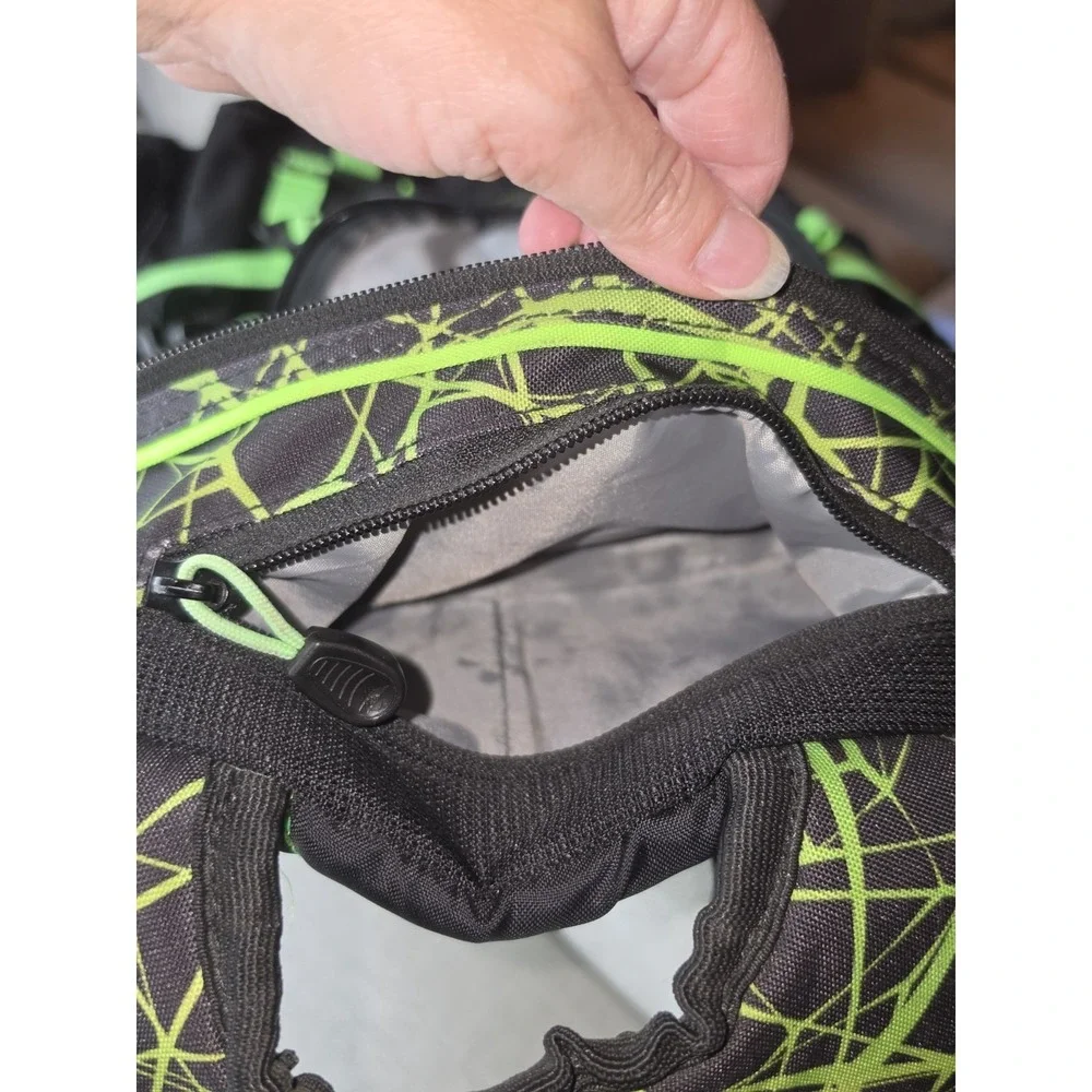 High Sierra Swerve 17 Computer Laptop Backpack Black Green Logo New 19X13